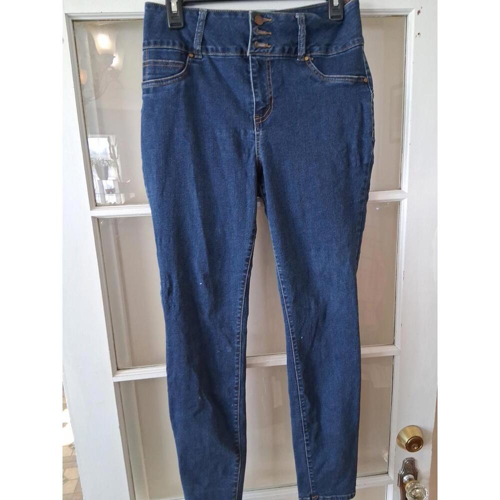 D. Jeans High Rise Skinny Jeans Size 8 Women Blue E1